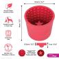 Preview: LickiMat Yoggie Pot Red