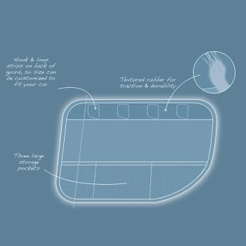 Kurgo Car Door Guard Charcoal