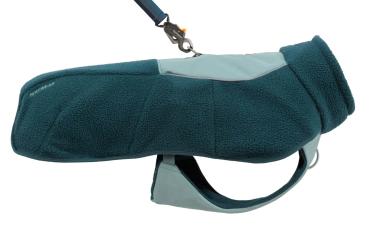 Preview: Ruffwear Timberline Fuse Fleece Weste Deep Teal Gr. XXS