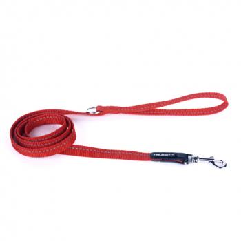 Tre Ponti - Leine START - Mit Reflektierender Naht - Rot - 130 cm