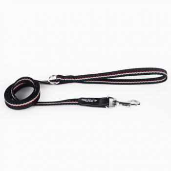 Tre Ponti - Leine START - Mit ITALY Design - Schwarz - 130 cm