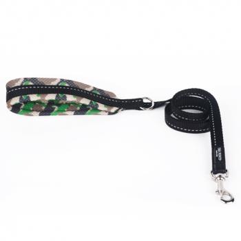 Tre Ponti - Leine ECONOMIC MESH - Camouflage-Grün - 130 cm