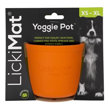LickiMat Yoggie Pot - Orange