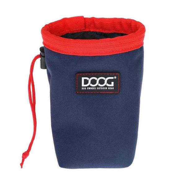 Doog Treat Pouch Navy/Red - small