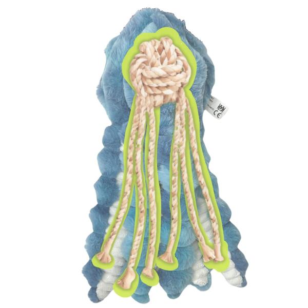 Hugglehounds X-Brace Calamaro Squid, ohne Squeaker