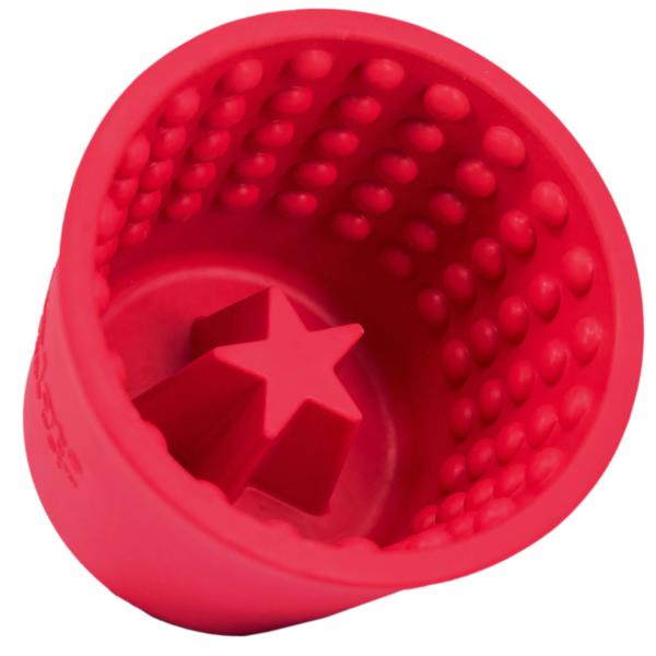 LickiMat Yoggie Pot Red