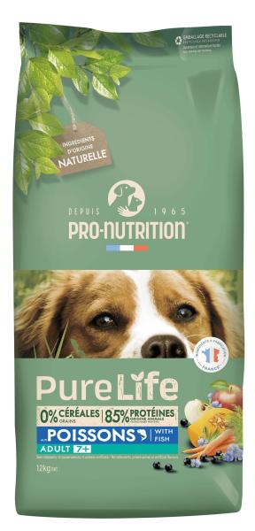 Pro Nutrition Pure Life Poissons Adult 7+ 12 kg