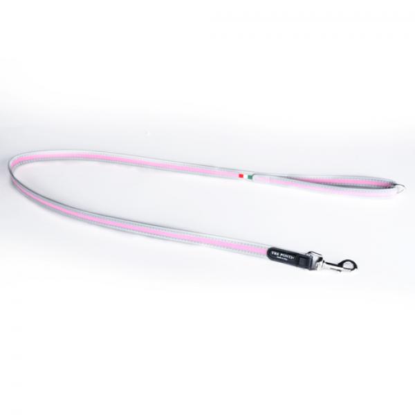 Tre Ponti - Leine EASY - Reflektierender Rand - Rosa - 130 cm Tre Ponti - Leine EASY - Reflektierender Rand - Rosa - 130 cm