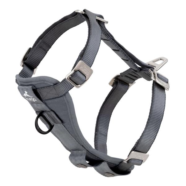 Kurgo Enhanced Strenght Tru-Fit-Smart Harness (incl. Seat Belt Tether) charcoal Gr. L Kurgo Enhanced Strenght Tru-Fit-Smart Harness (incl. Seat Belt Tether) charcoal Gr. L