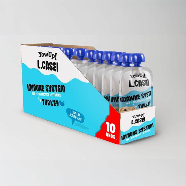 Yow Up! L. Casei Immune System Turkey Hund 10x115 g