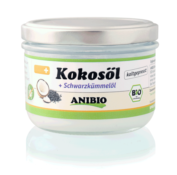 Anibio - KOKOSÖL + SCHWARZKÜMMELÖL - 400 ml