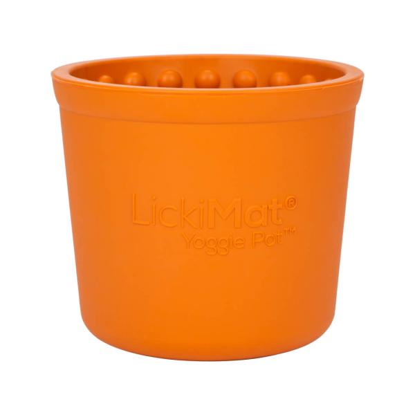 LickiMat Yoggie Pot - Orange LickiMat Yoggie Pot - Orange