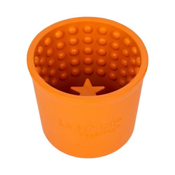 LickiMat Yoggie Pot - Orange LickiMat Yoggie Pot - Orange